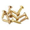 #5 x 1/2" Brass Oval Head Phillips Drive Wood Screws