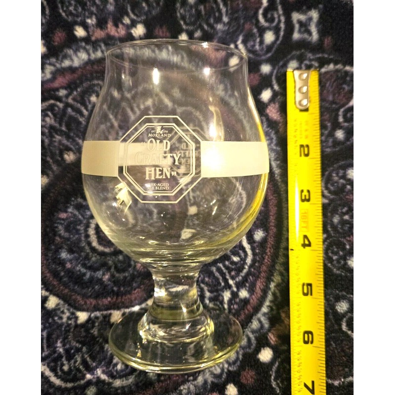 Libbey TWO RARE Original Old Speckled Hen Snifter British UK