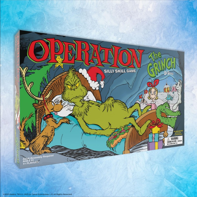 Operation: The Grinch Board Game | Classic Dr. Seuss Art