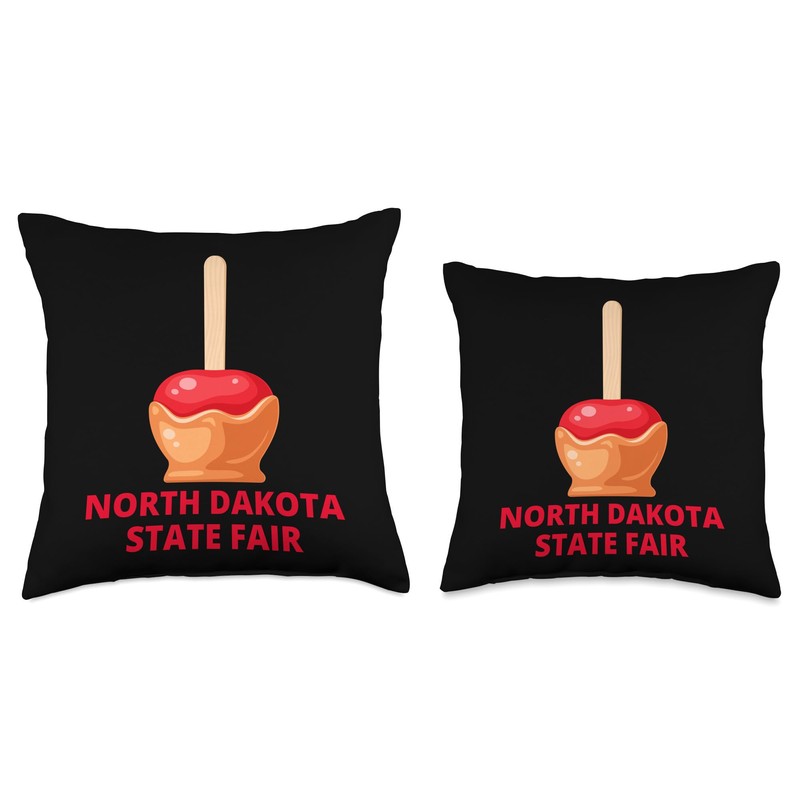 North Dakota State Fair Caramel Apple Candy County Fair Throw