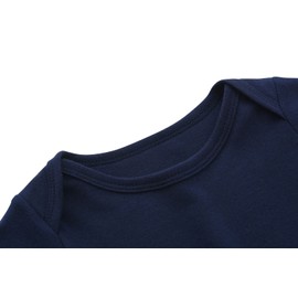 Biniduckling Baby Girls' Body 3-Pack Long-Sleeved Plain -