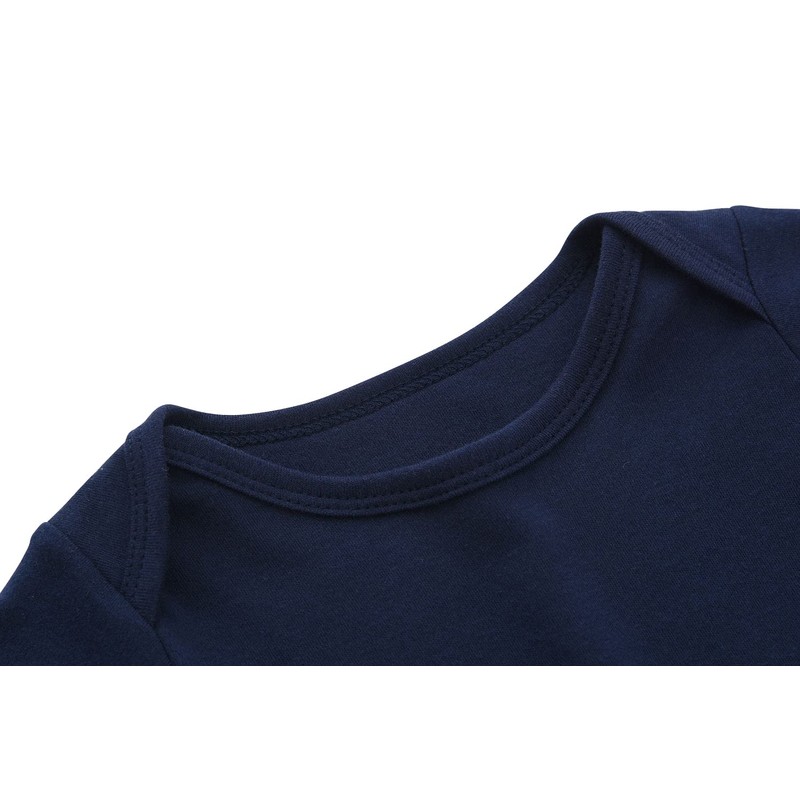 Biniduckling Baby Girls' Body 3-Pack Long-Sleeved Plain -