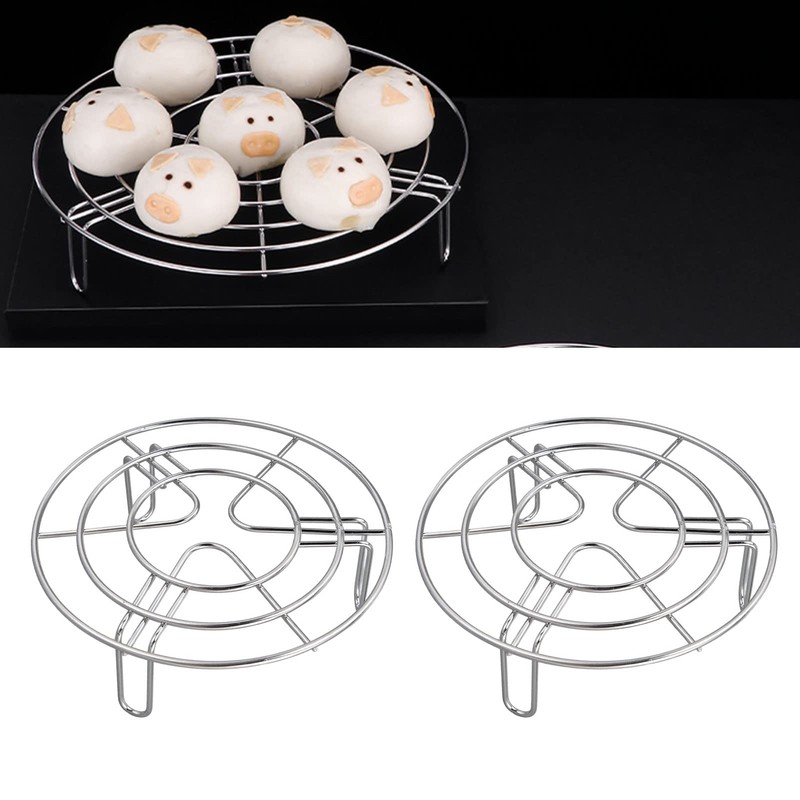 Instant Pot Trivet, Wide Application High Hardness Stainless Steel Steamers