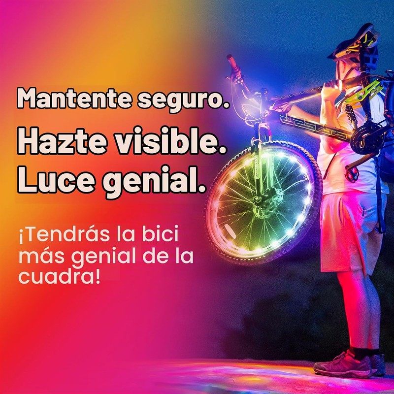 Brightz Wheel Color Seleccionable - Serie LED para Rueda de