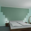 HEXIMO Slat Wall (1.84 m²) Made of XPS - Slats