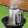 Navoys Barbecue Chimney Starter – Charcoal Quick-Light Kit with Safety