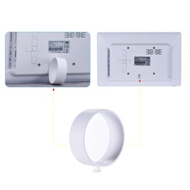 Andoer 10 Inch Wide LCD Screen Digital Photo Frame 1024 * 600 High Resolution Electronic Photo Frame with MP3 MP4 Video Player Clock Calendar Function 2.4G Remote Control