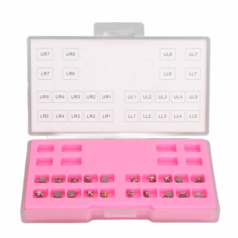 20PCS Teeth Brackets 0.022in 345 Hooks Highly Polished Professional Tooth