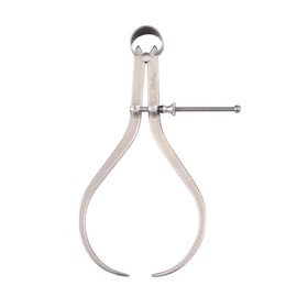 Starrett Yankee Spring-Type Caliper with Hardened Fulcrum Stud, Bow Spring and Quick Adjusting Spring Nut - 8 Inch Size and Capacity, Spring Joint Type - 79A-8