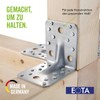 Heavy Duty Angle Connector with Beading, Handyman Pack, Sendzimir Galvanised