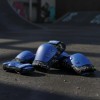 Kit Protecciones Adulto Rodilleras Coderas Muñequeras Iciqlo Azul