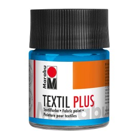 Marabu - Textil Plus, Full-Coverage Fabric Paint for Dark Fabrics, Suitable for Fabric Painting and Fabric Printing, Washable up to 40 °C After Fixing