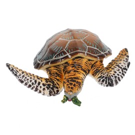 Kisangel Realistic Turtle Model Lifelike Simulation Animal Figure for Aquariums Safe Construction for Home Decor and Educational Play Design