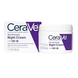 CeraVe - Renewing System, Crema de noche renovadora para la piel, 1.7 onzas                                                                           