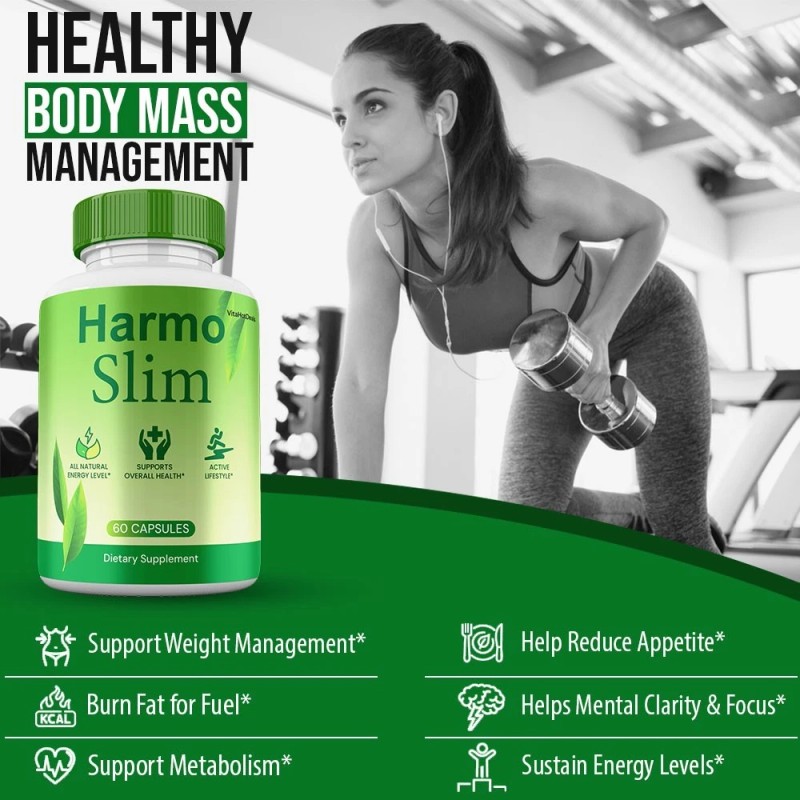 Harmo Slim Capsules, HarmoSlim Health & Wellness Supplement (3 Pack)