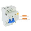 MECCANIXITY Miniature Circuit Breaker 2Pole AC 230V 32A DIN Rail