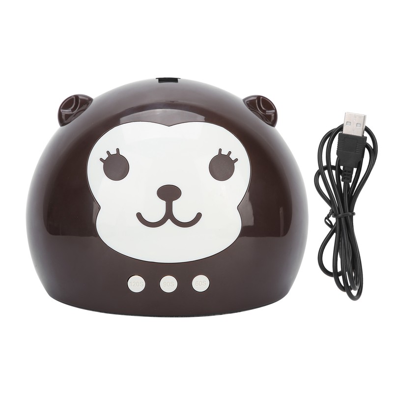 Cute Cartoon Monkey UV LED Nail Dryer 36W Gel Polish