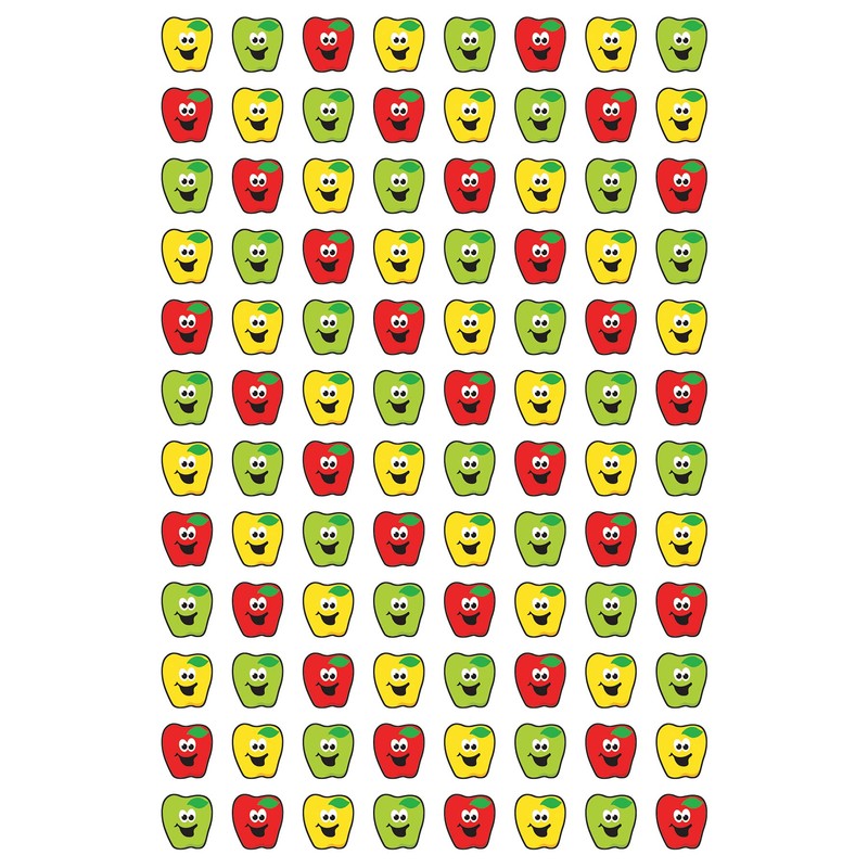 Trend Happy Apples superShapes Stickers, Classroom Incentives, 800 Count