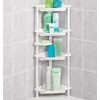 Betterware Repisa Esquinero para Baño Color Blanco De 4 Niveles