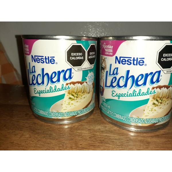  La Lechera Sin Grasa Sweetened Condensed Milk (2) 14 ounce (397g) Cans