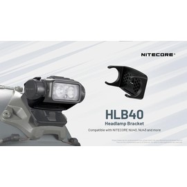 Nitecore HMB1 TAC and HLB40 Universal Helmet Mount/Bracket - HMB1 Tac and HLB40 Universal Helmet Mount/Bracket