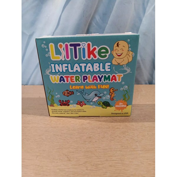 LilTike Inflatable Water Playmat for Baby and Toddlers, Strengthens Leg