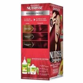 Garnier 3 PACK - GARNIER NUTRISSE 4462 🇲🇽 TINTE PARA CABELLO COLOR ROJO CARMÍN