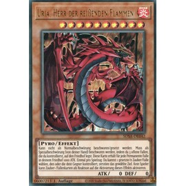 SDSA-DE042 - Uria, Lord of the Rising Flames - Ultra Rare - 1st Edition - German - Structure Deck: Sacred Beasts - with MZTCG Shipping Protection Yugioh