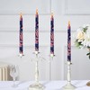 6PCS US Flag Stars and Stripes Flameless Taper Candles, 11