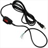BRITEK 18 AWG Replacement Power Cord Open End with On/Off