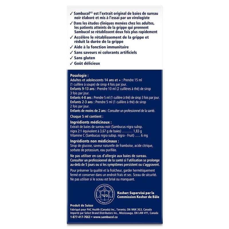 Sambucol Black Elderberry Anti-Viral Flu Care | Quickly Relieves Cold