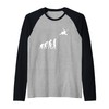 Evolution Freestyle Freeride Ski Raglan Baseball Tee