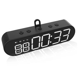 Portable Multifunctional Gym Timer USB Fitness Sports Interval Workout Timer Alarm Clock for Home Gym Garage Fitness, Interval Training(1000mAh)