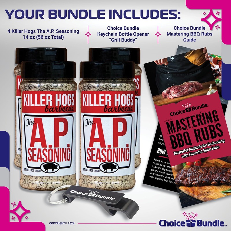 Killer Hogs AP Seasoning All Purpose Premium BBQ Barbecue Rub