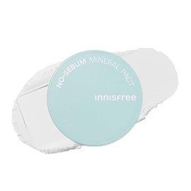 [Innisfree] No Sebum Mineral Pact S Genuine Product [Pressed Powder] Genuine Product Makeup breakdown prevention Won't crumble Poreless Oily skin Shine control Smooth Sebum Korean cosmetics Touch-up