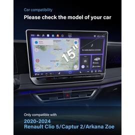 WEIPIN Pack of 2 15 Inch Compatible with V-W Ti-guan 3 2024 2025 Navigation Screen Protector 6H Scratch-Resistant GPS Screen Protector Discover Pro Max Accessories