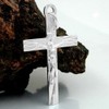 Religious jewelry pendants necklace pendants cross with Jesus from 925
