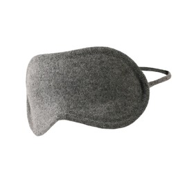 Prettystern 100% Cashmere 2-Ply Eye Sleep Mask Night Mask Soft Skin Friendly Eye Mask Women Men Unisex - Grey