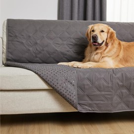 Gorilla Grip Gorilla Grip Waterproof Dog Bed Cover 52x82, Pet Blanket for Furniture, Sofa, Couch, Crate, Car, Sofa Throw Essential for Cats and Dogs, Tear and Slip Resistant Leakproof Cushion Cover, Charcoal