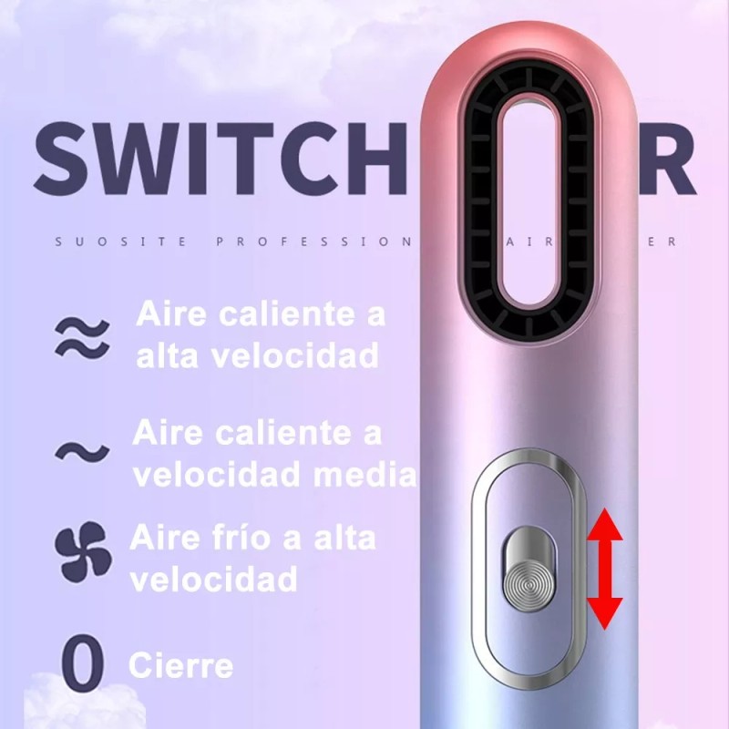 Dolores Secadora Cabello Profesional Portátil Frío Caliente 3 Veloc