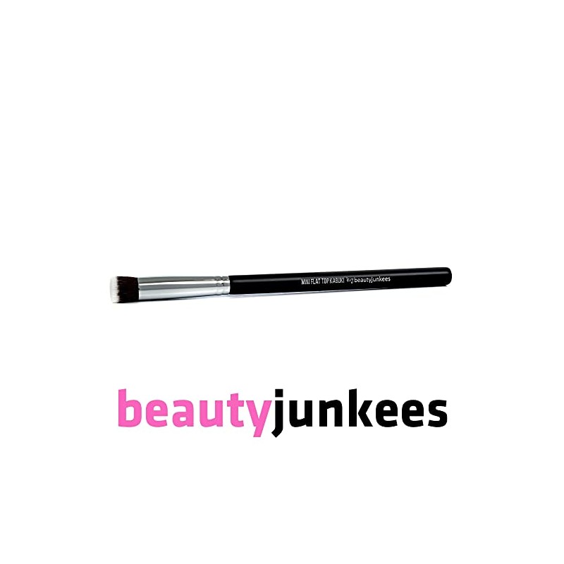 mini Kabuki Makeup Brush Set with Free Case Includes Blending,