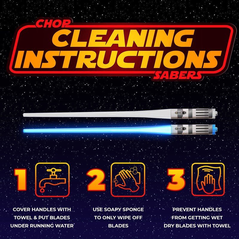 Lightsaber Chopsticks Star War Chopstick Light Up Lightsaber Chopsticks for