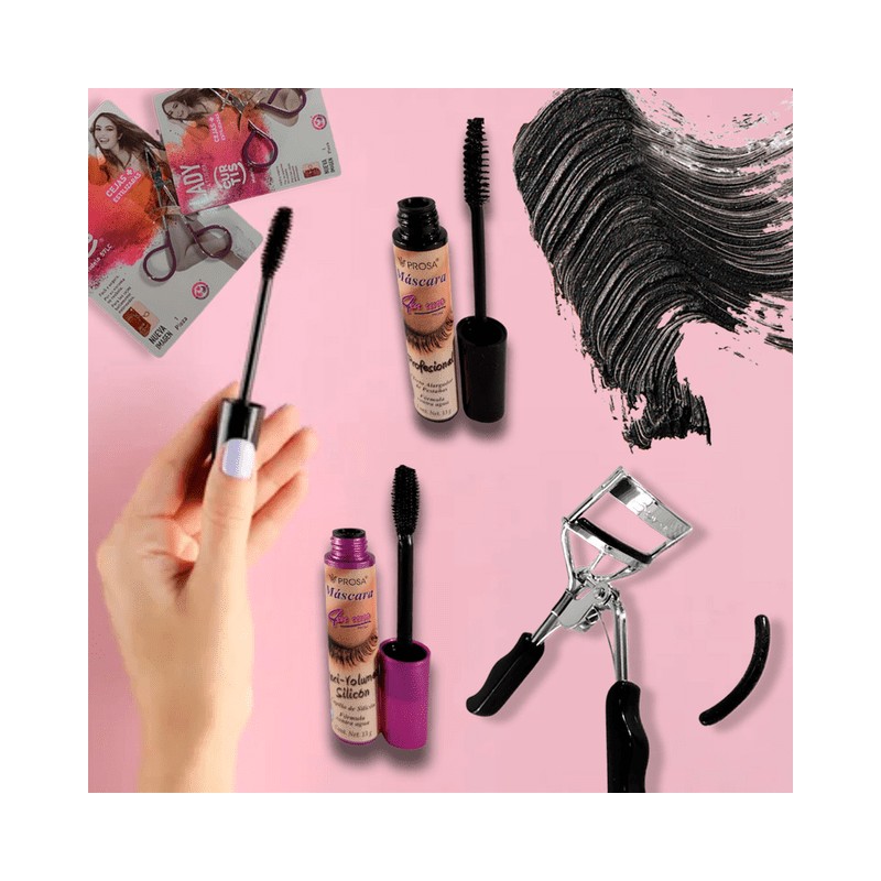 Set prosa De Ojos 2 Rímel 1 Delineador 1 Crema