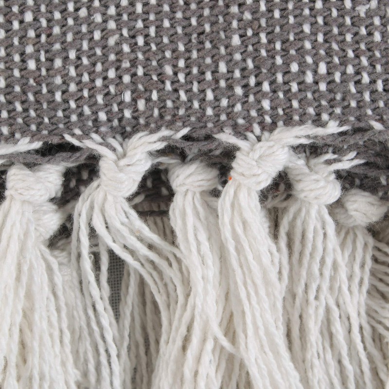 DII Black Farmhouse Stripe Throw