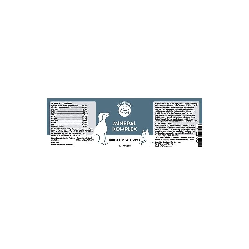 Minerals and Trace Elements for Dogs and Cats - All