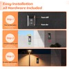 Solar Sconce Light Outdoor Dusk-to-Dawn Solar Powered Outside Porch Lantern