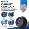 Combi-Cam Combinated Lock 7850R - Large Black Cam Lock |