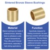 sourcing map 20Pcs Sleeve Bearings, 6mm Bore x 8mm OD