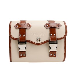 Artudatech Side Bag, Large Capacity, Motorcycle Side Bag, PU Waterproof, Motorcycle Bag, Universal Use, Side Back, Motorcycle, Hardware Rust, Touring Bag, For Motorcycles, Small Storage, Bike Side