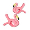 Flamingo BocaClips, Beach Towel Holders, Clips, Set of two, Beach,